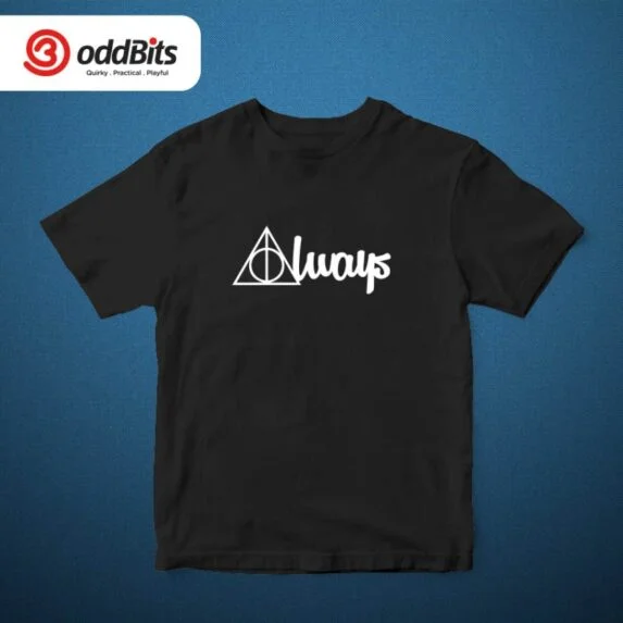 Harry Potter Always Tshirt Black