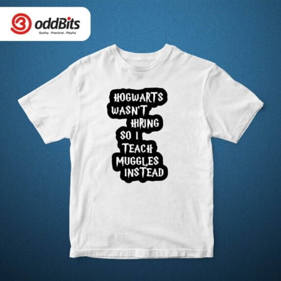 Harry Potter Hogwarts Cotton Graphic T-shirt For Men