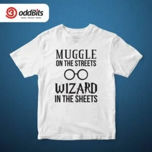 Harry Potter Muggle Cotton Graphic T-shirt For Men