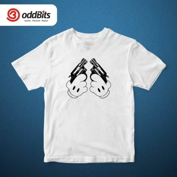 Mickey Cotton Graphic T-shirt For Men