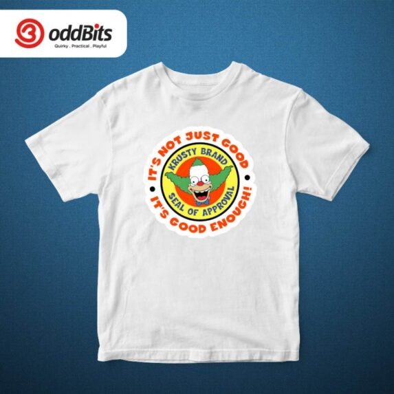 Simpsons Krusty Cotton Graphic T-shirt For Men