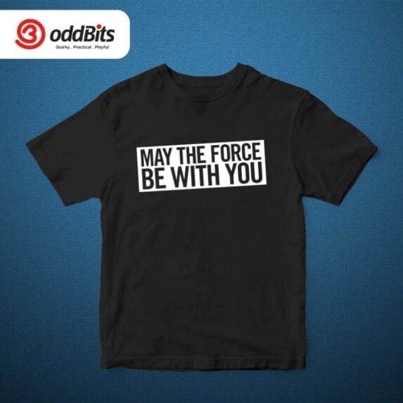 May The Force Tshirt Black