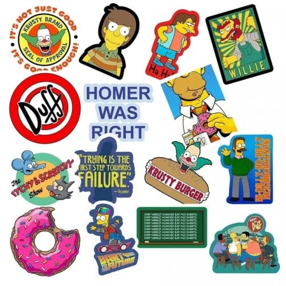 The Simpsons Value Stickers Pack