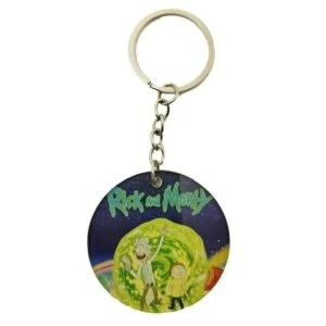 Rick & Morty Keychain