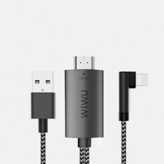 WiWU X7 IPhone HDMI HD 1080P 4K HDTV Video Cable Adapter