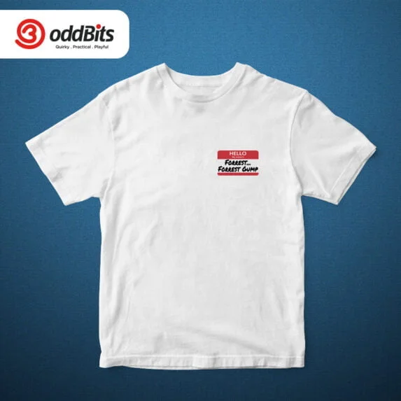 Forrest gump Cotton Graphic T-shirt For Men