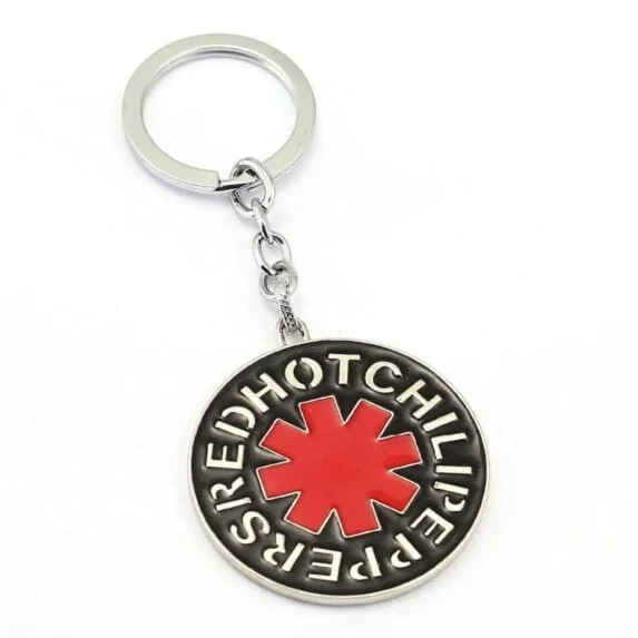 Red Hot Chilli Peppers Metal Keychain