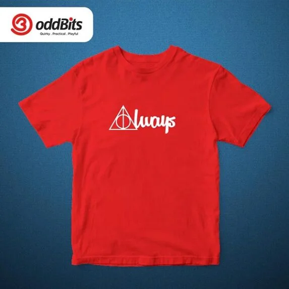 Harry Potter Always Tshirt Red