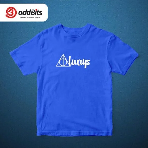 Harry Potter Always Tshirt Blue