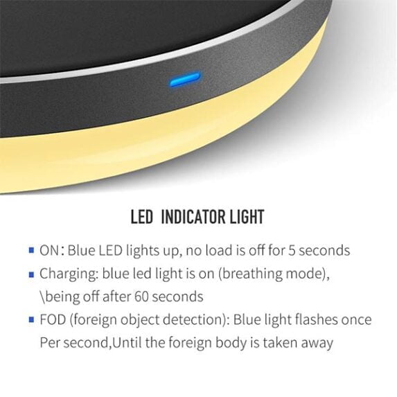 Mcdodo CH-525 - LED Night Reading Light Mat with Wireless Fast Charging Base