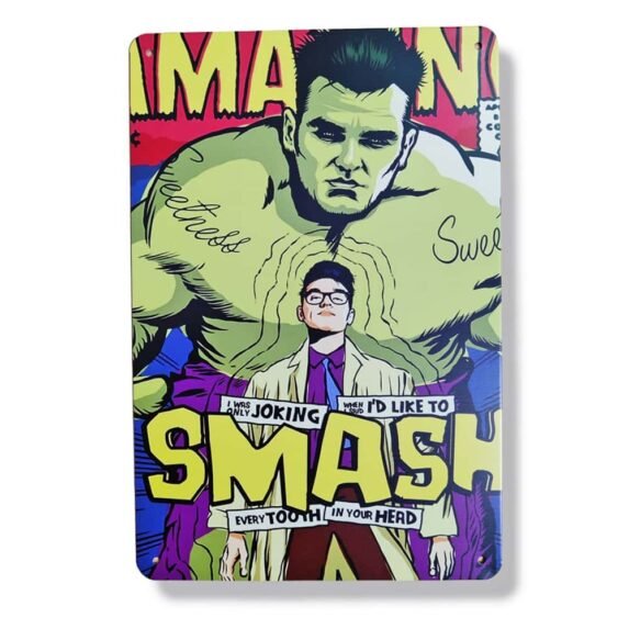 Vintage Tin Signs Hulk Smash