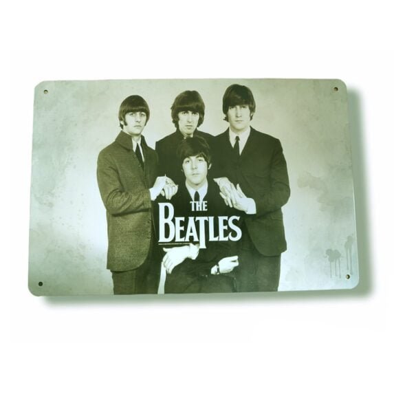 Vintage Tin Signs The Beatles
