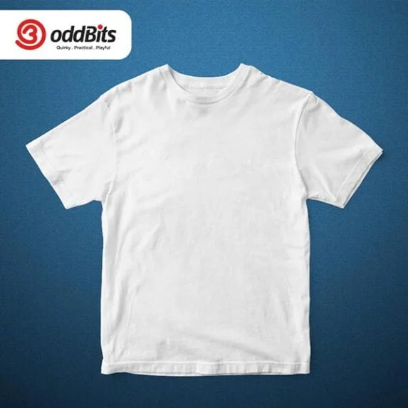 White Round Neck Tshirt