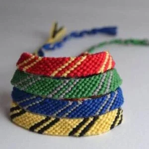 Harry Potter Gryffindor Hand Knitted Wool Bracelet