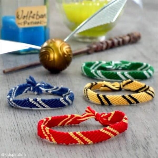 Harry Potter Gryffindor Hand Knitted Wool Bracelet