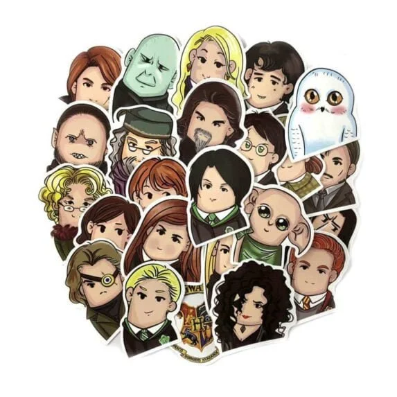Harry Potter Heads Stickers Pack