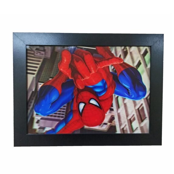 Lenticular 3D Framed Wall Art Spider Man