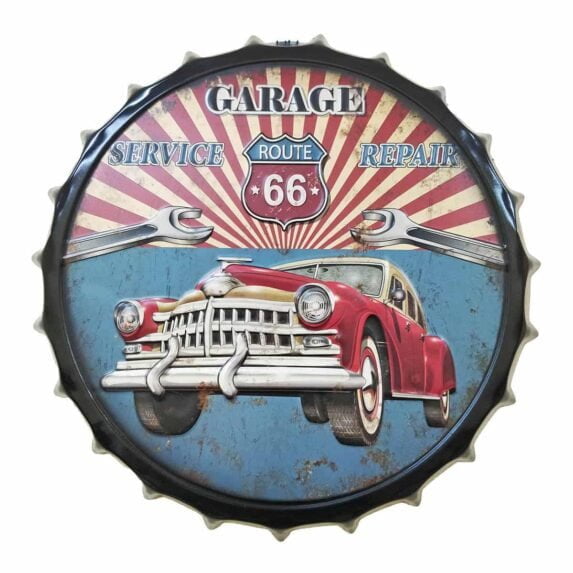 Garage Service Repair Decorative Wall Hanging Bottle Cap