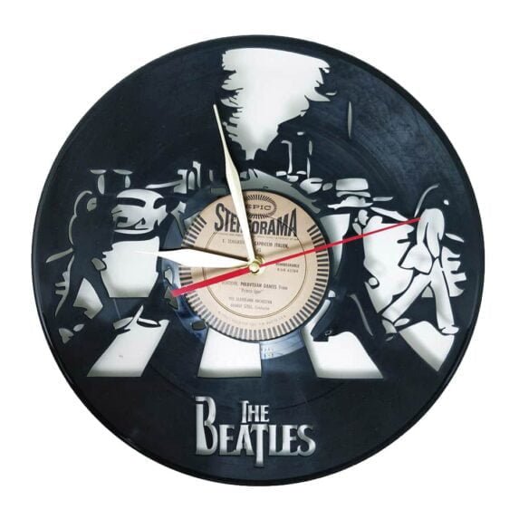The Beatles Abbey Road Vinyl Record Clock