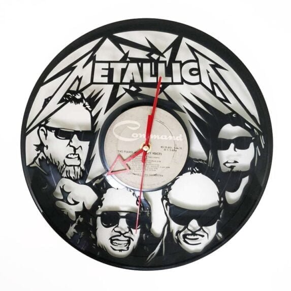Metallica Vinyl Record Clock