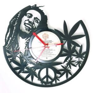 Bob Marley Vinyl Record Clock