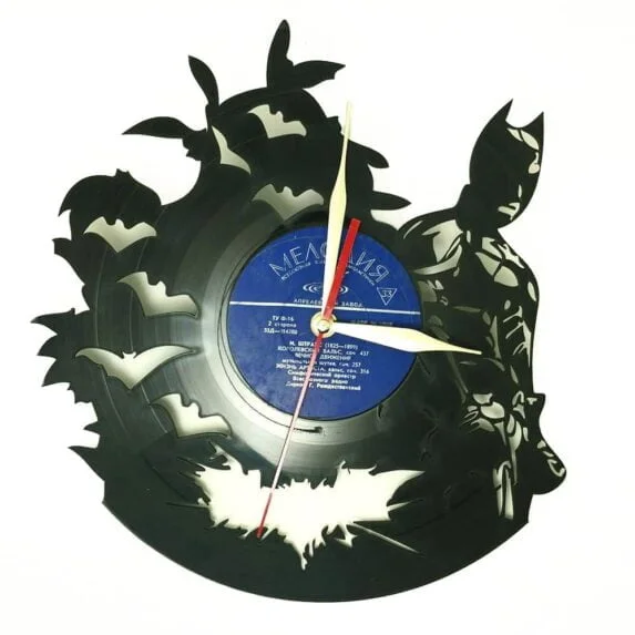 Batman Cave Vinyl Record Clock