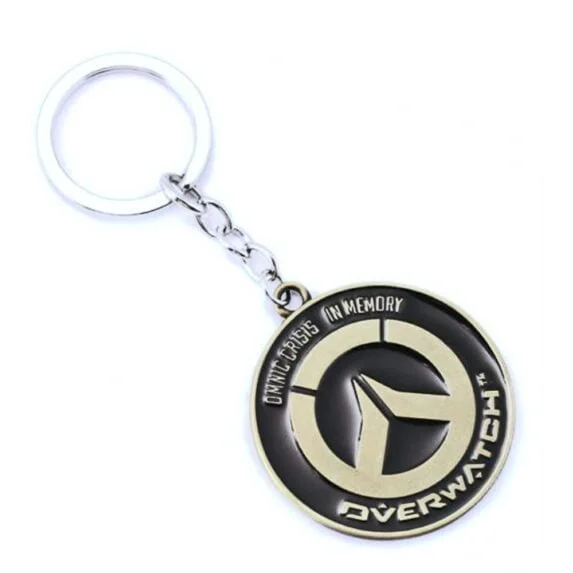 Overwatch Round Keychain