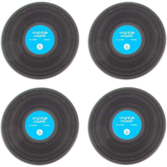 Thumbs up! Vinyl-Style Silicone Coasters