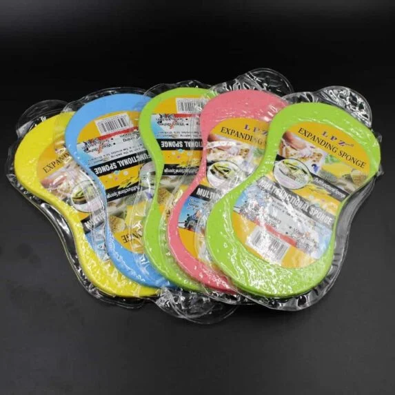 Big Size Car Washing Sponge Vacuum Compressed Auto Paint Care Cleaning Tools Accessories Pack Of 3
