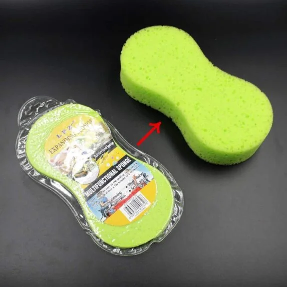 Big Size Car Washing Sponge Vacuum Compressed Auto Paint Care Cleaning Tools Accessories Pack Of 3