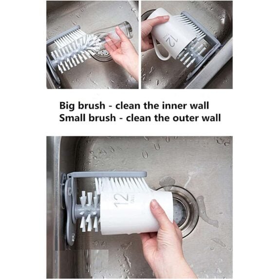 Sink Self Stand Bottle Cleaning Brush