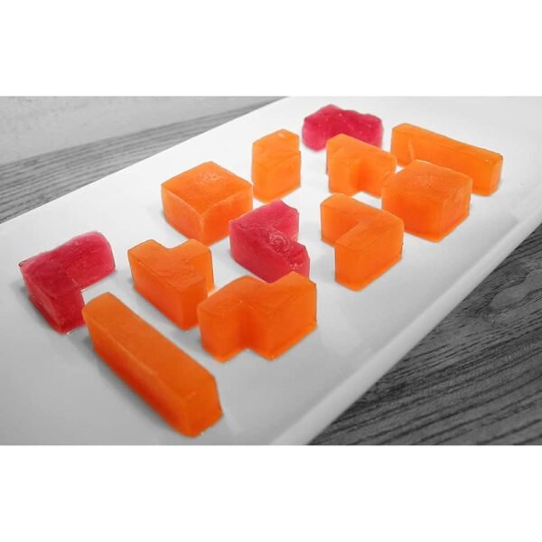 Tetris Ice Cube Block Mold & Tray for Making Ice, Candles, Jelly, Candy, Brownie Or Chocolate