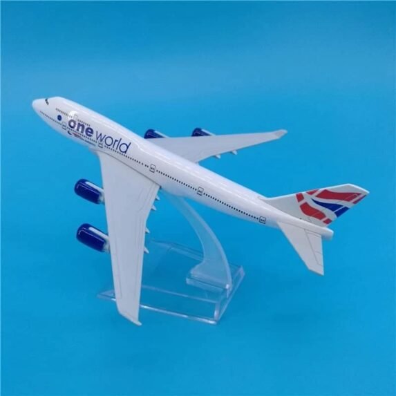 British Airways ONE WORLD Boeing 747 B747 Metal Airplane Model 1:400