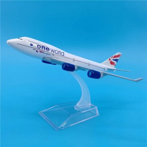 British Airways ONE WORLD Boeing 747 B747 Metal Airplane Model 1:400