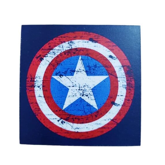 Captain America Wooden Coaster
