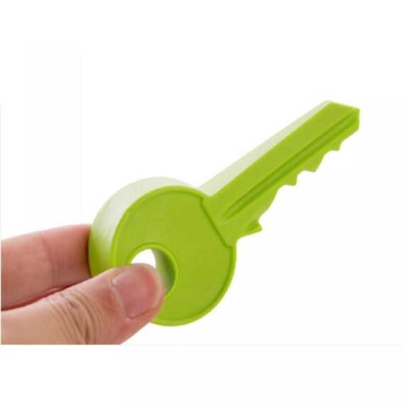 Key Door Stopper Finger Protector Silicone Key Style Doorstop Secure Flexible - Pack Of 2