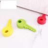 Key Door Stopper Finger Protector Silicone Key Style Doorstop Secure Flexible - Pack Of 2