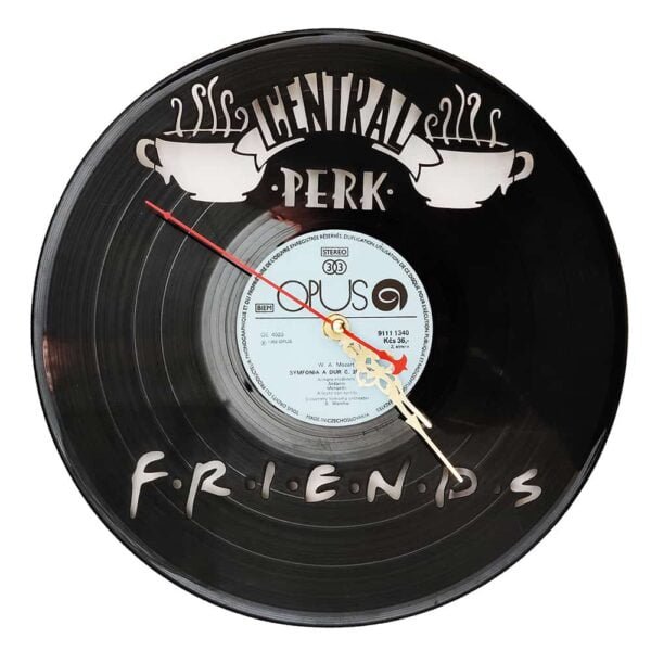 Friends Central Perk Vinyl Record Clock