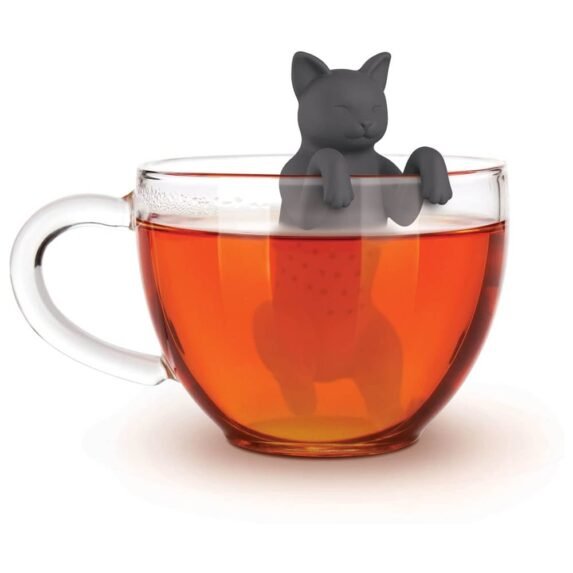 مصفاة شاي سيليكون من PurrTea Cat - مشروبات عشبية قطة لطيفة