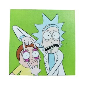 Rick & Morty Wooden Coaster