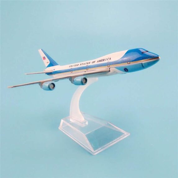 USA Air Force One Airways Boeing 747 B747 Metal Airplane Model 1:400