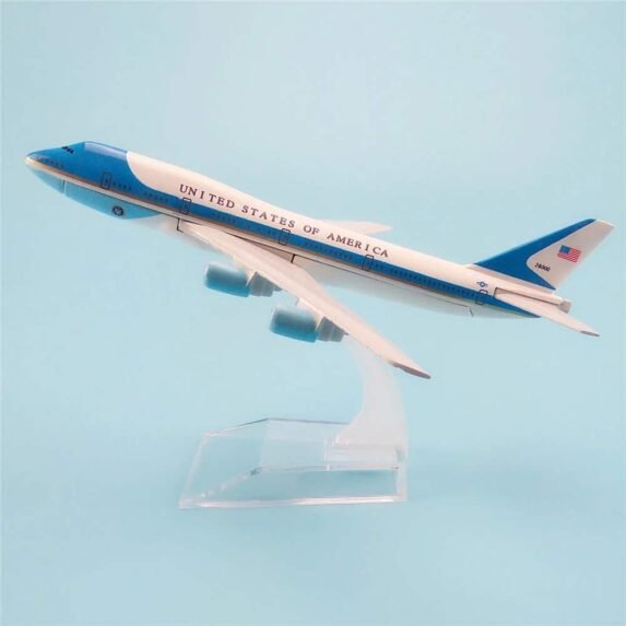 USA Air Force One Airways Boeing 747 B747 Metal Airplane Model 1:400