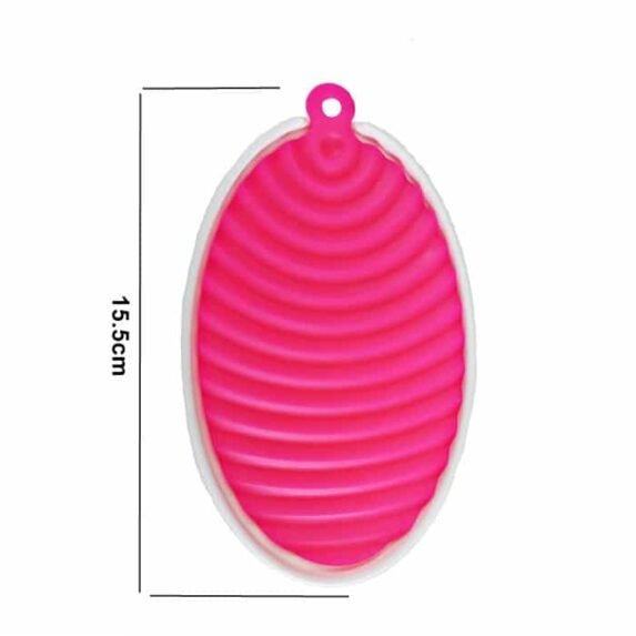 Handy Travel Soap Cup, Necessary To Wash Towels Washboard Mini Wash - Pink