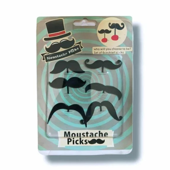 Moustache Cocktail Picks