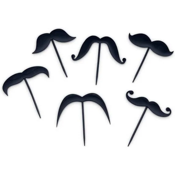 Moustache Cocktail Picks