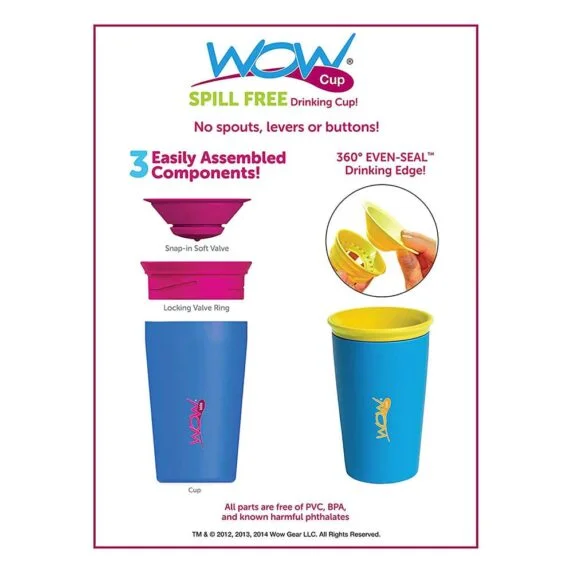 Wow Cup for Kids Original 360 Sippy Cup - Random Color