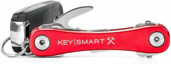 KeySmart Rugged - Multi-Tool Key Holder with Bottle Opener and Pocket Clip