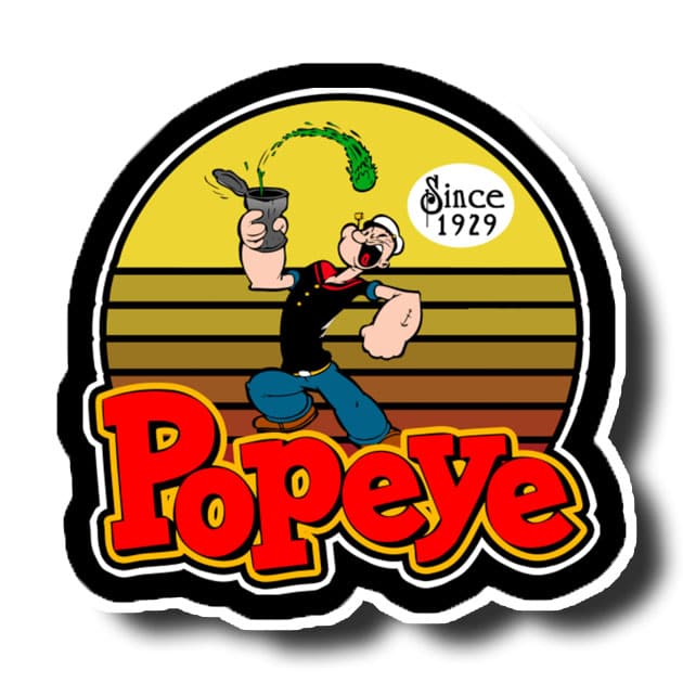 Popeye Vinyl Sticker - OddBits