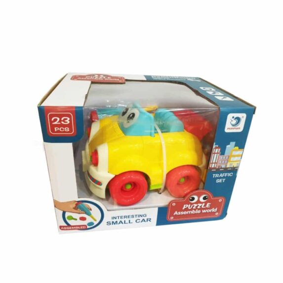 Puzzle Assemble World – Interesting Small Car 23 Pcs