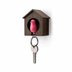 Sparrow Keyring Holder with Whistle